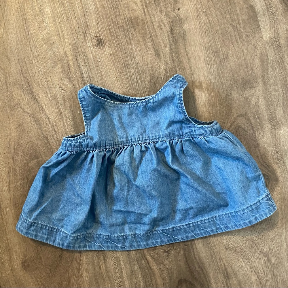 Baby gap jean blouse
